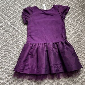 Purple Kids Dress-5T
